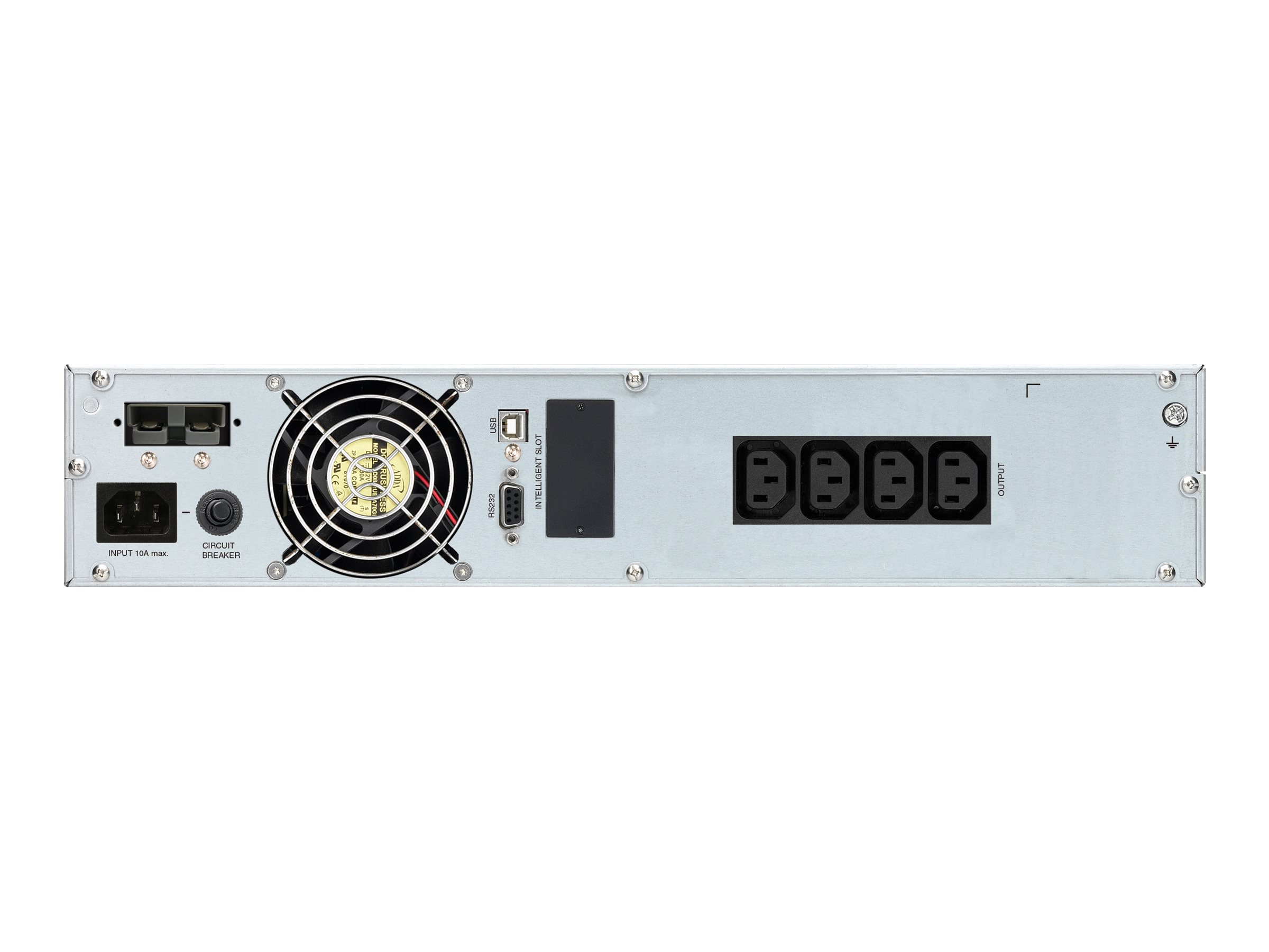 BlueWalker PowerWalker VFI 2000CRM LCD - USV (in Rack montierbar/extern) - 1600 Watt - 2000 VA 9 Ah - RS-232, Ansicht 5