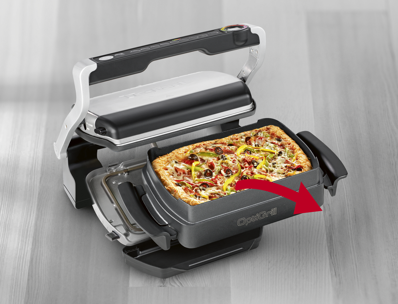 TEFAL XA727810 - Backblech - für Grill - Schwarz, Ansicht 3