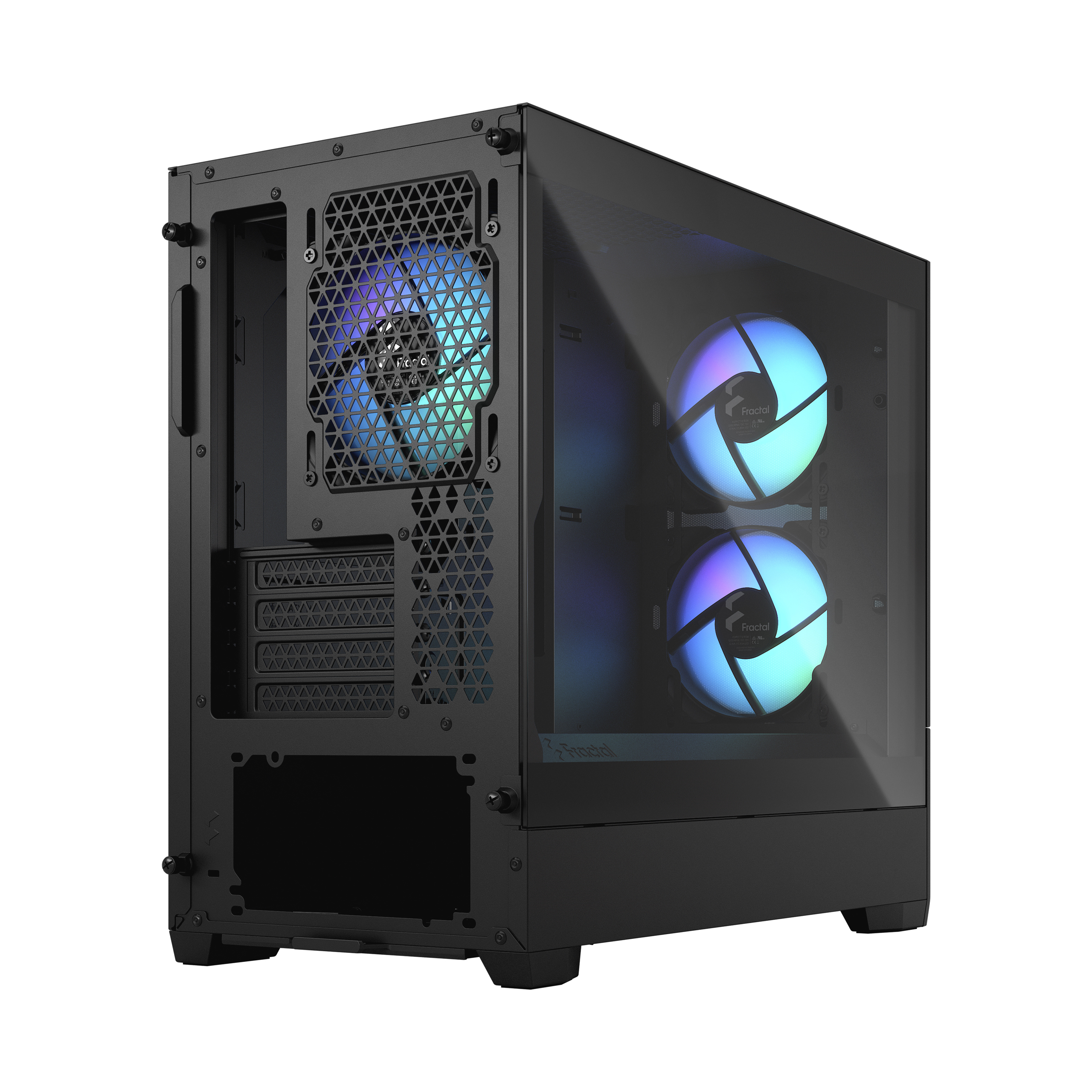 Fractal Design Pop Mini Air RGB - Tower - micro ATX - Seitenteil mit Fenster (gehärtetes Glas), Ansicht 4