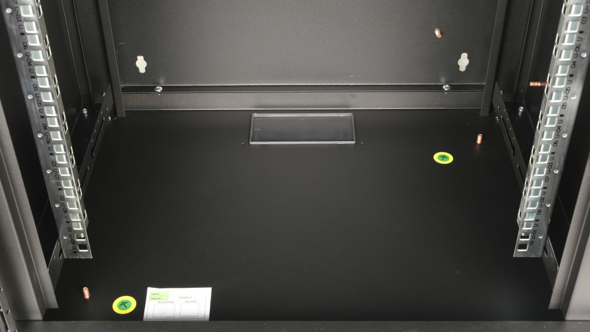 Equip Serverschrank 19 09U 600x450mm Glastür schwarz - Rack, Ansicht 4