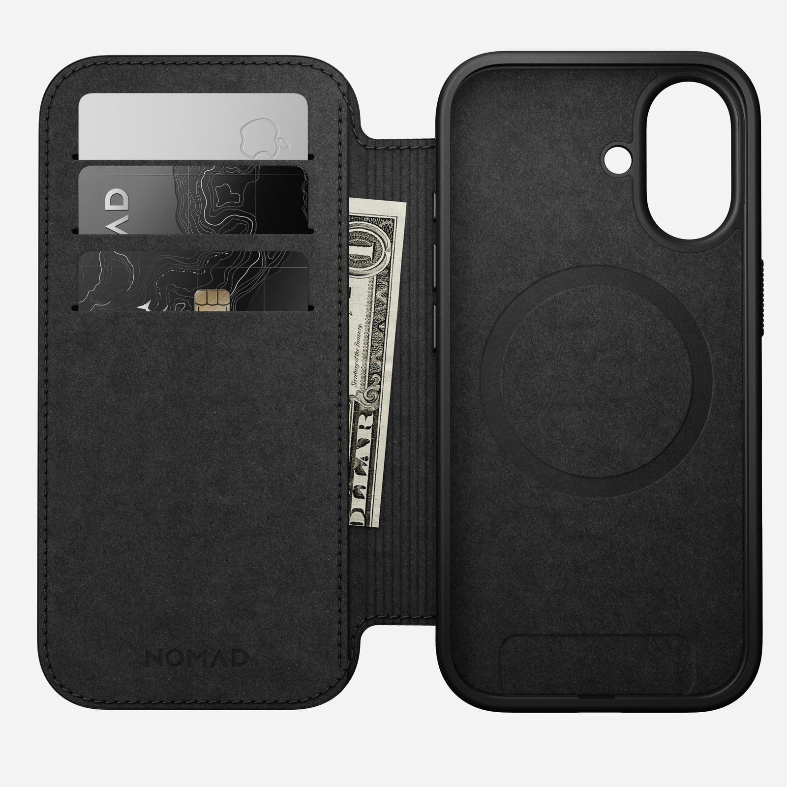 Nomad Modern Leather Folio iPhone 17 Brown, Ansicht 2