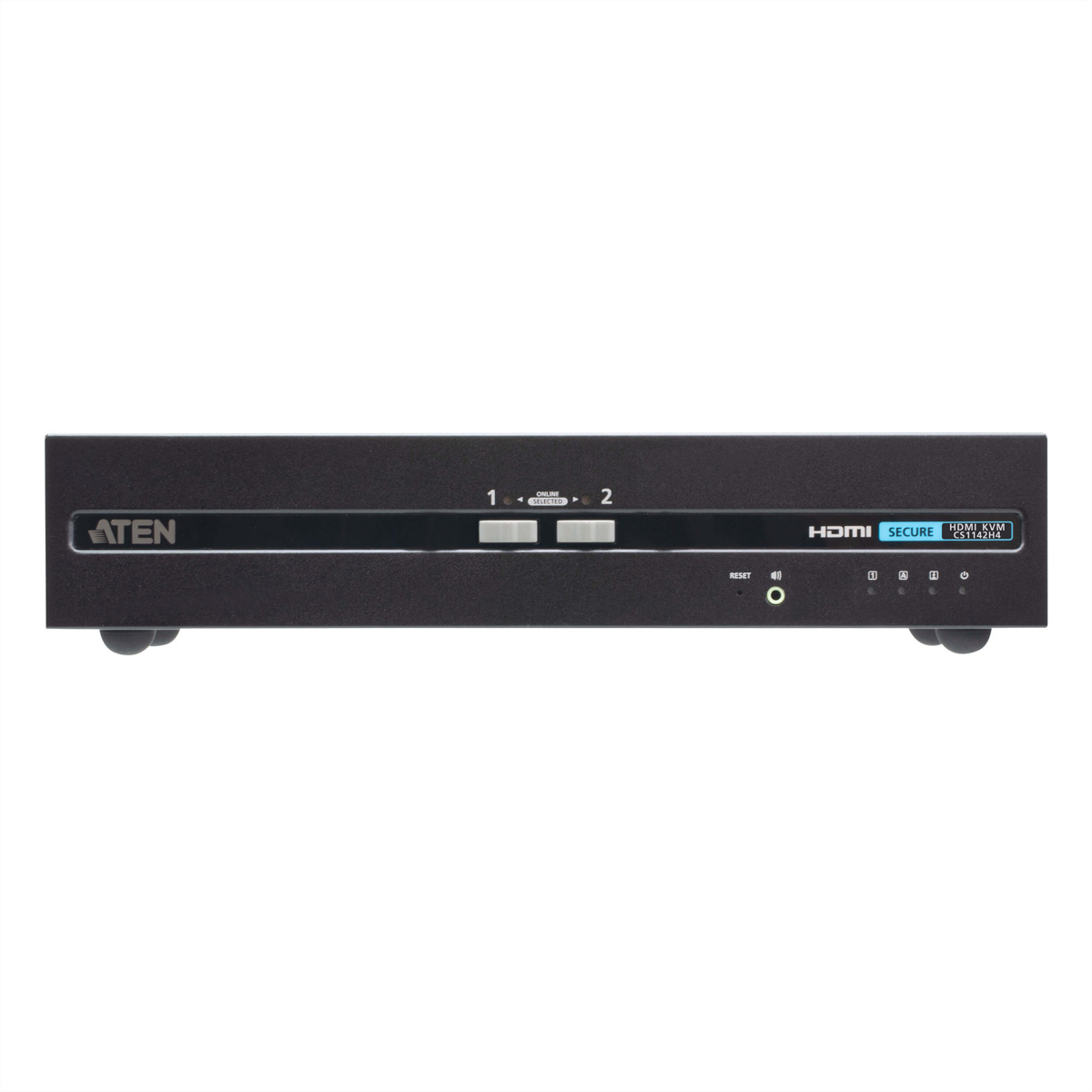 ATEN USB - 4K HDMI Dual Display Secure KVM - KVM-Umschalter - 2-Port