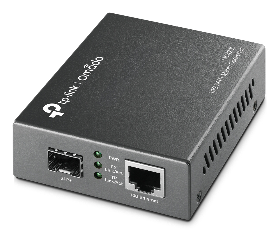 TP-LINK Omada MC420L V1 - Medienkonverter - 10GbE, 5GbE, 2.5GbE, Ansicht 2