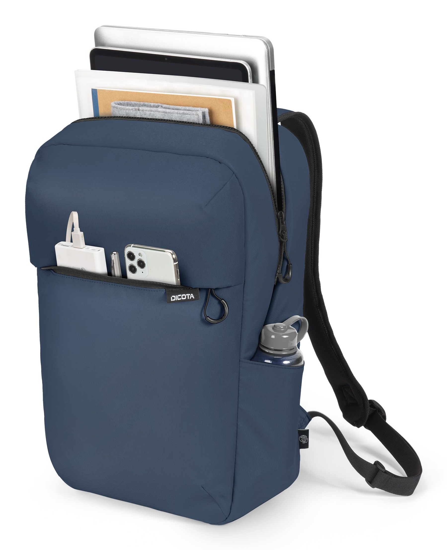 Dicota Commuter - Notebook-Rucksack - 40.6 cm - Marineblau, Ansicht 3