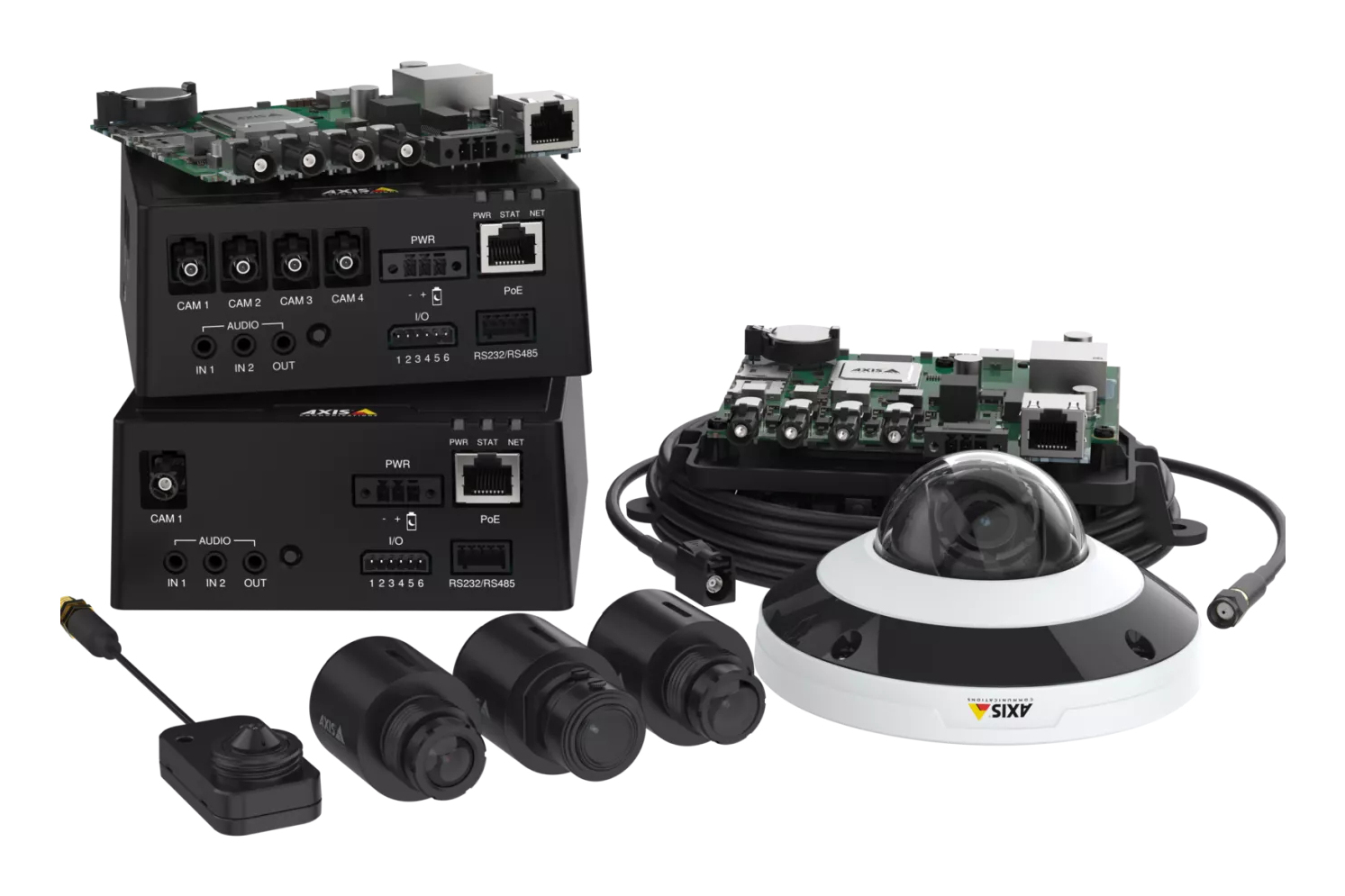 Axis F2105-RE - Kamera-Sensoreinheit - Schwarz, NCS S 9000-N, Ansicht 4
