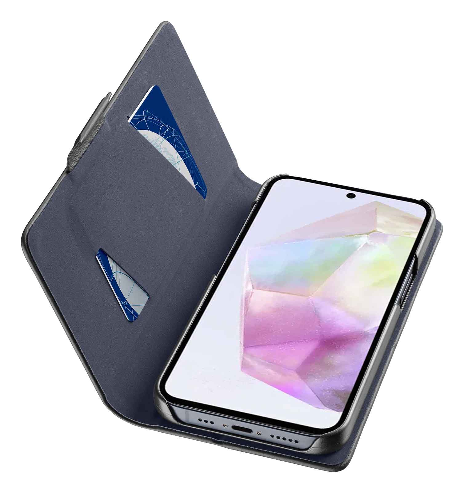 Cellularline Book Case für Samsung A36 5G/A56 5G Black BOOK3GALA36K, Ansicht 2