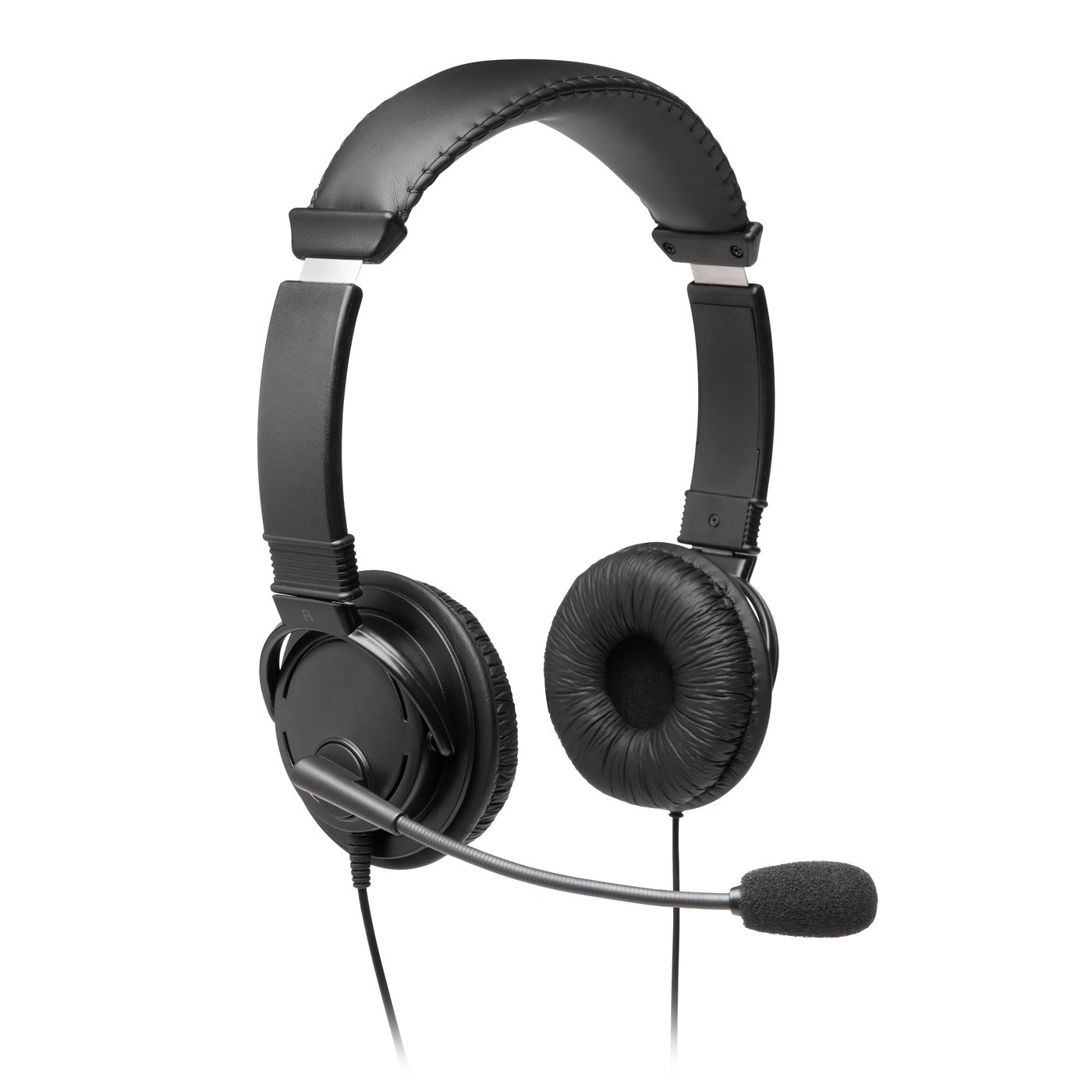 Kensington Classic USB-A Headset mit Mikrofon, Kabelgebunden, Anrufe/Musik, 150 g, Kopfhörer, Schwarz