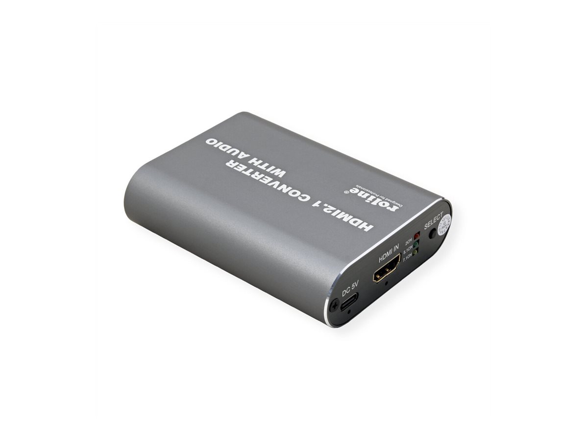ROLINE HDMI 8K Audio Extraktor LPCM7.1, Ansicht 2