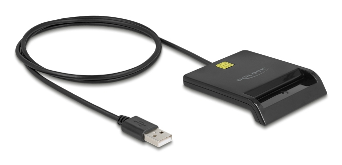 Delock SmartCard-Leser - USB - Schwarz, Ansicht 3