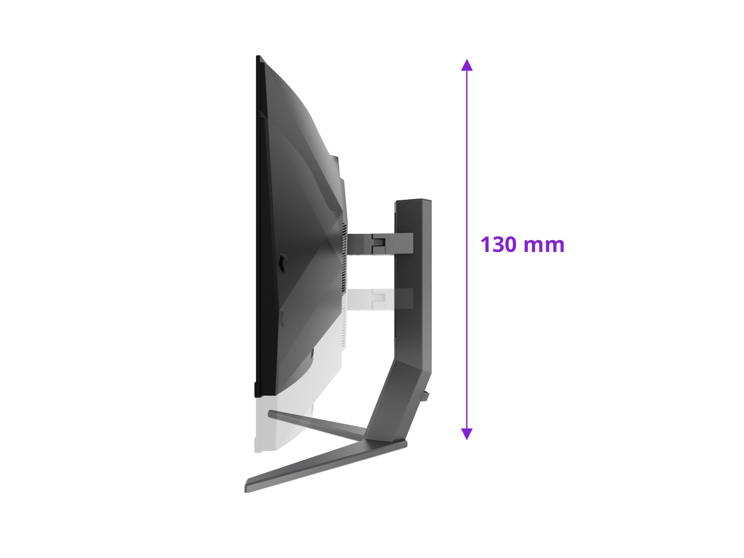 AOC Agon PRO AG346UCD- 34 Zoll WQHD OLED Curved Gaming Monitor 175 Hz 0.03 ms - 34 - DisplayPort, Ansicht 4