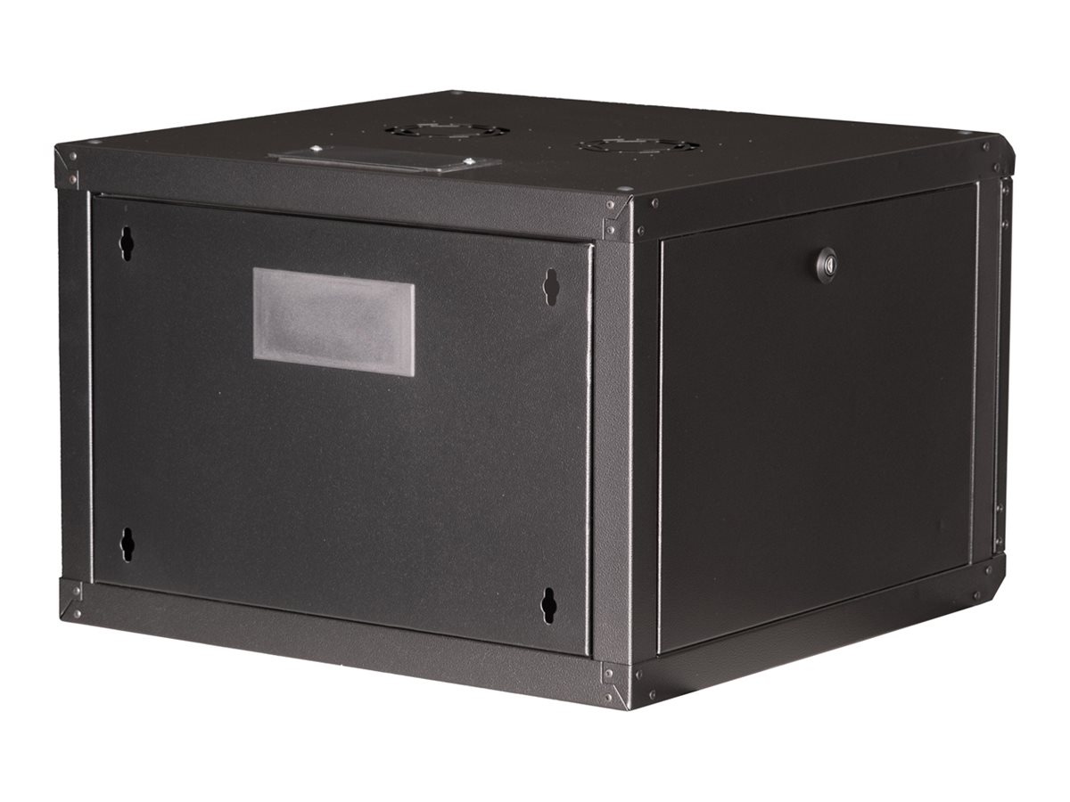 ROLINE 19 Zoll Wandgehäuse Pro 7 HE 600x600 BxT schwarz - Wandgehäuse, Ansicht 5