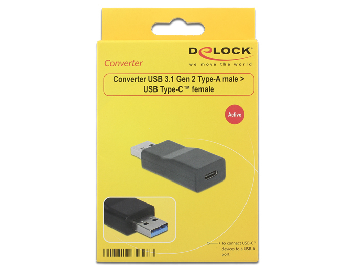 Delock USB-Adapter - USB Typ A (M) bis USB-C (W), Ansicht 2