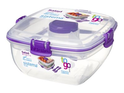 Sistema Plastics Sistema To Go Salad - Frischhaltedosen-Set, Ansicht 2