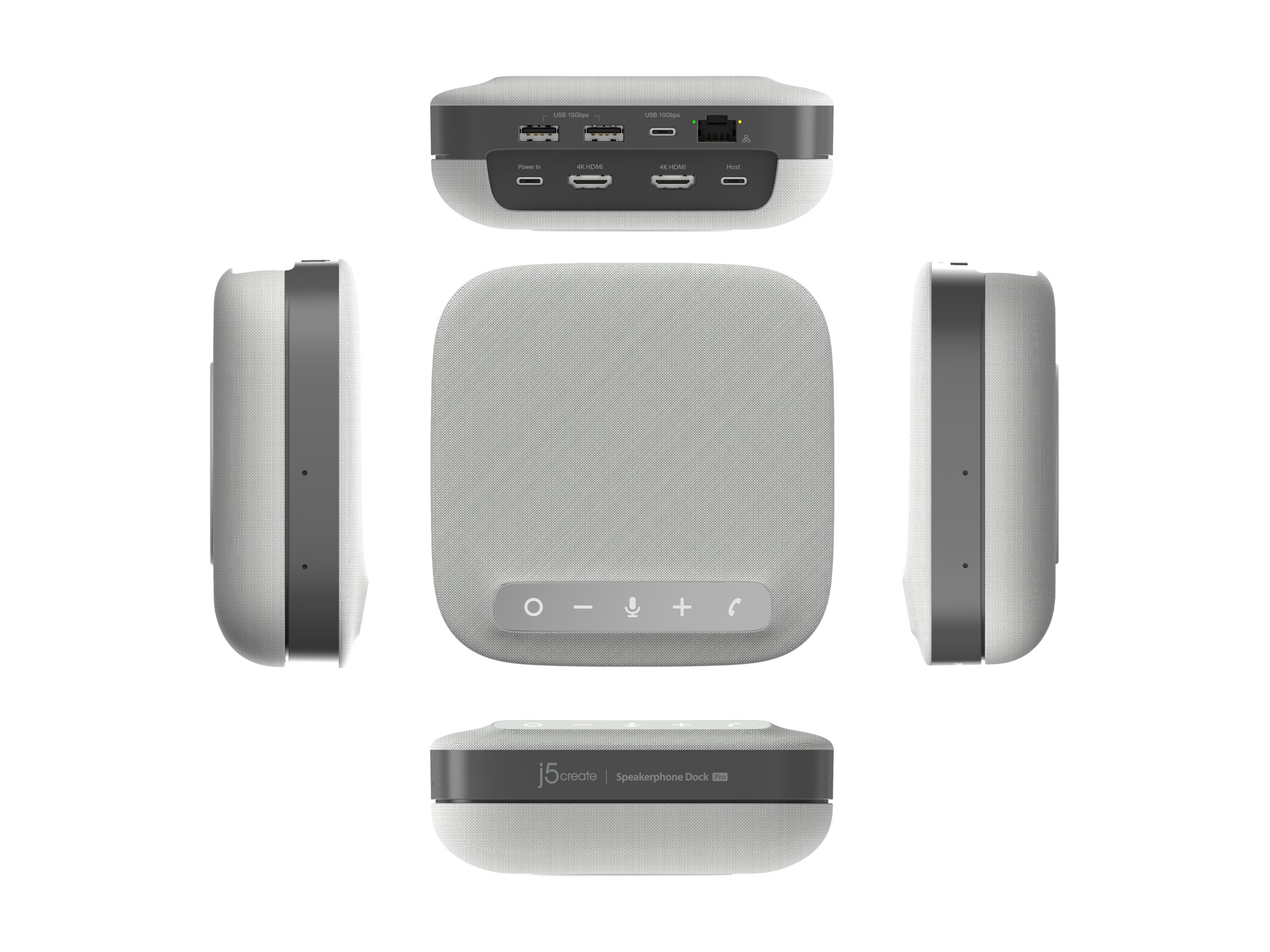 j5create Speakerphone Dock Pro - Dockingstation, Ansicht 2