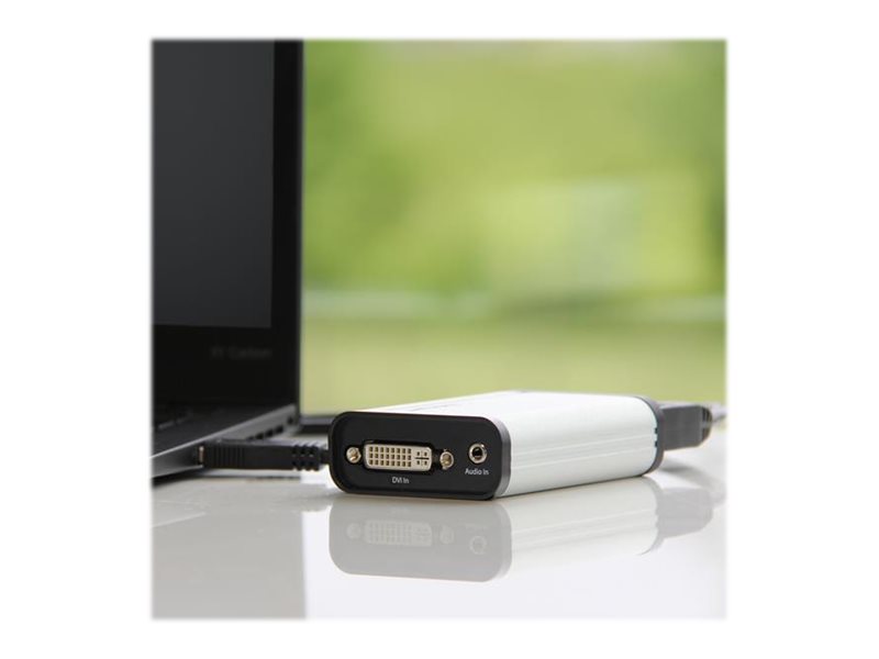 StarTech.com USB 3.0 Capture- / Aufzeichnungsgerät für High-Performance DVI Video - 1080 60FPS - Aluminium - Kompakt HD Video Rekorder - Videokonverter - DVI