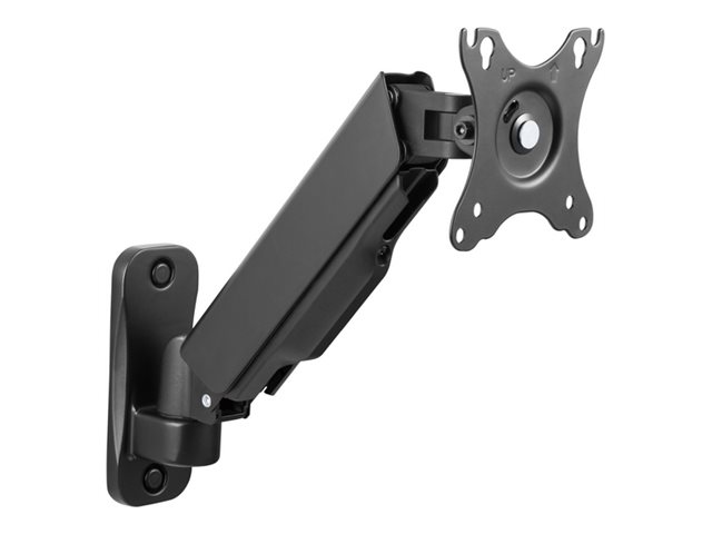 Equip Befestigungskit (Wandmontagehalterung, Schrauben) - Gasfeder - für LCD-Display / Curved LCD-Display - arm length 290 mm - Metall, Kunststoff, stainless steel - Schwarz - Bildschirmgröße: 43.2-81.3 cm (17"-32")