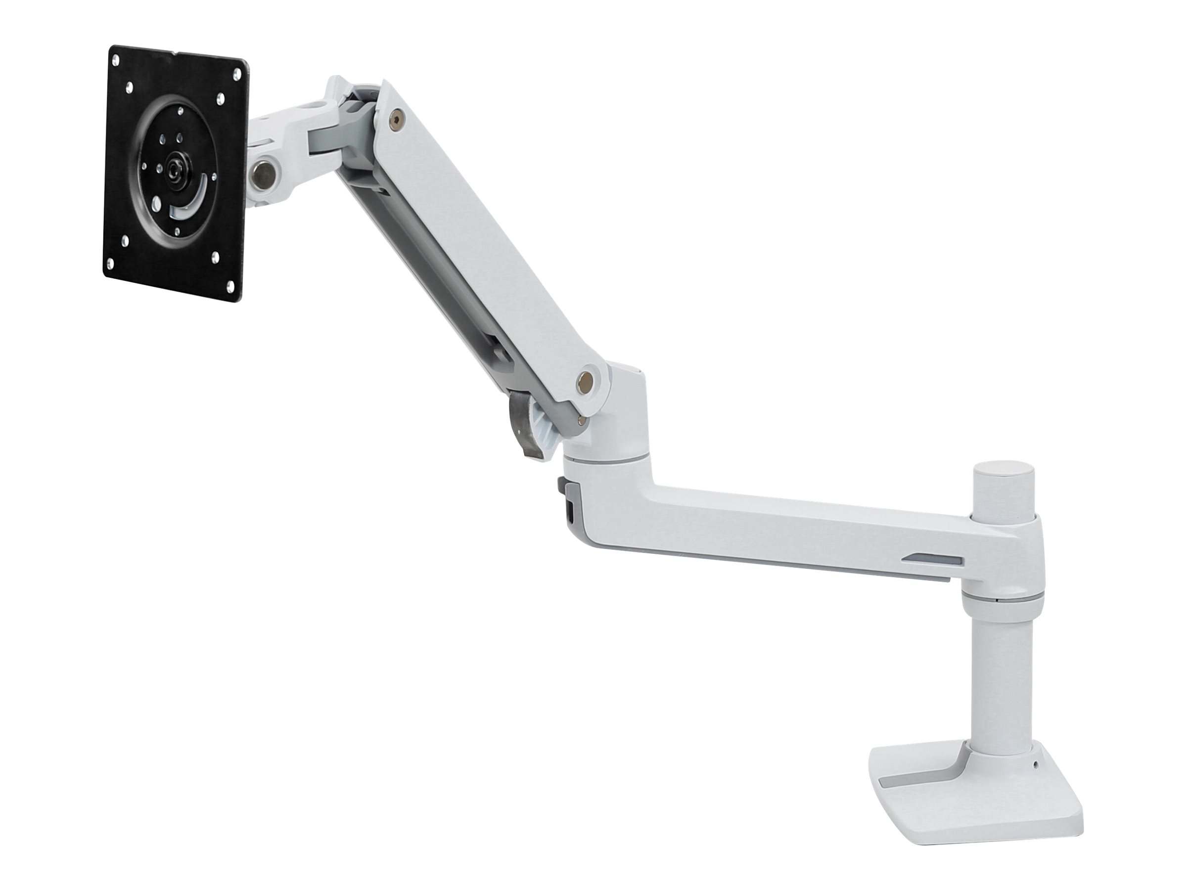 Ergotron LX - Befestigungskit (Gelenkarm Spannbefestigung für Tisch Stange Erweiterungshalterung) - für LCD-Display - Aluminium Stahl - weiß - Bildschirmgröße: bis zu 864 cm (bis zu 34 Zoll)