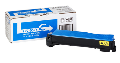 Kyocera TK 550C - Cyan - original - Tonerpatrone, Ansicht 4