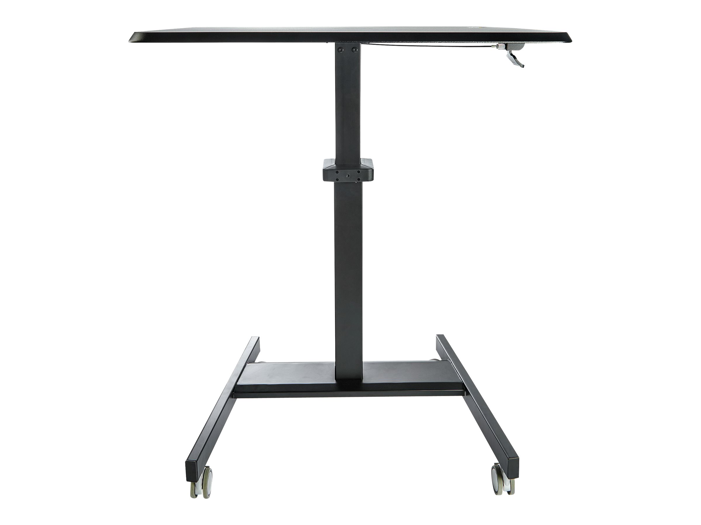 StarTech.com Höhenverstellbarer Schreibtisch - Sit Stand Workstation -Ergonomischer Stehpult mit Rollen, Ansicht 4