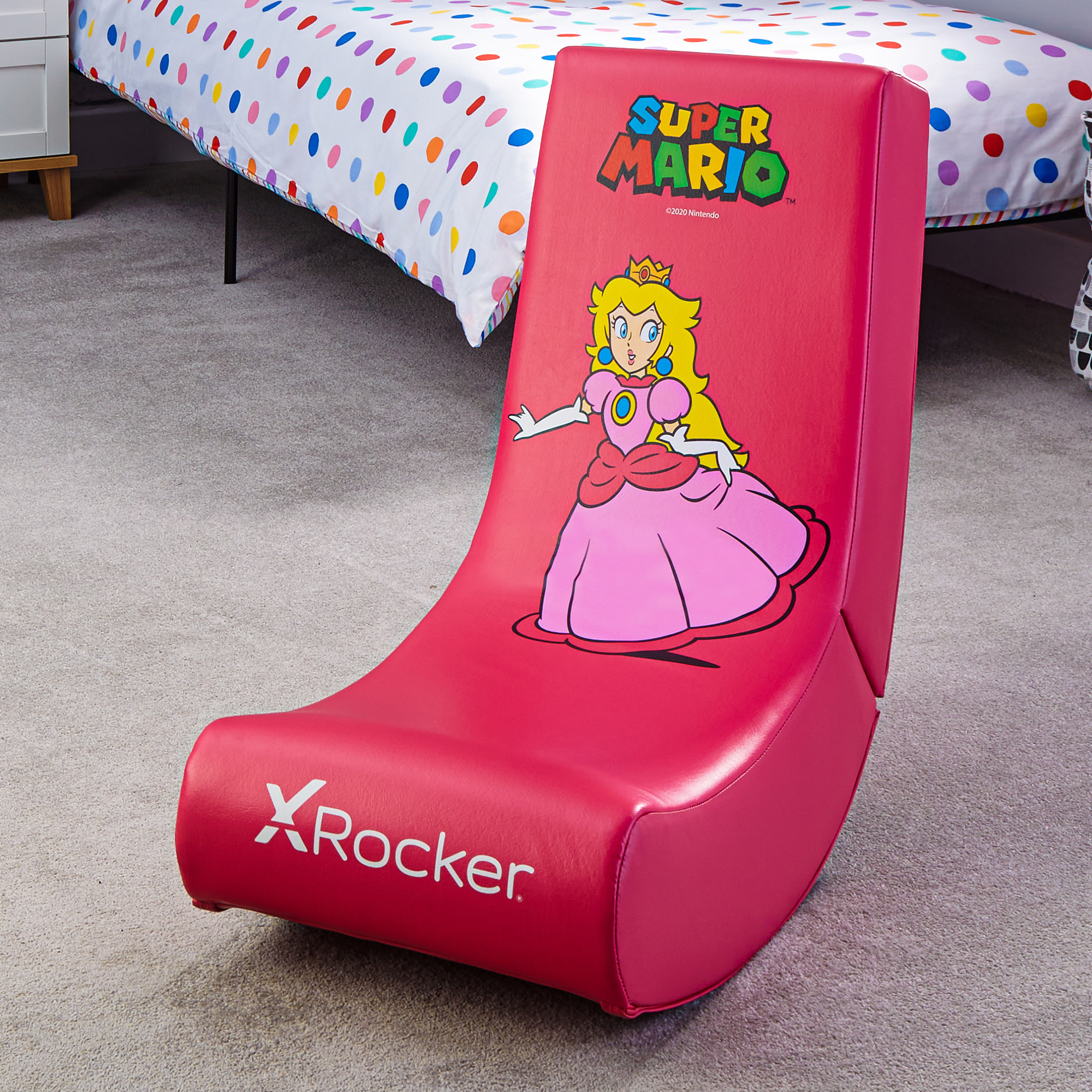 XRocker Super Mario Video Gaming Stuhl Peach Joy Edition, Ansicht 2