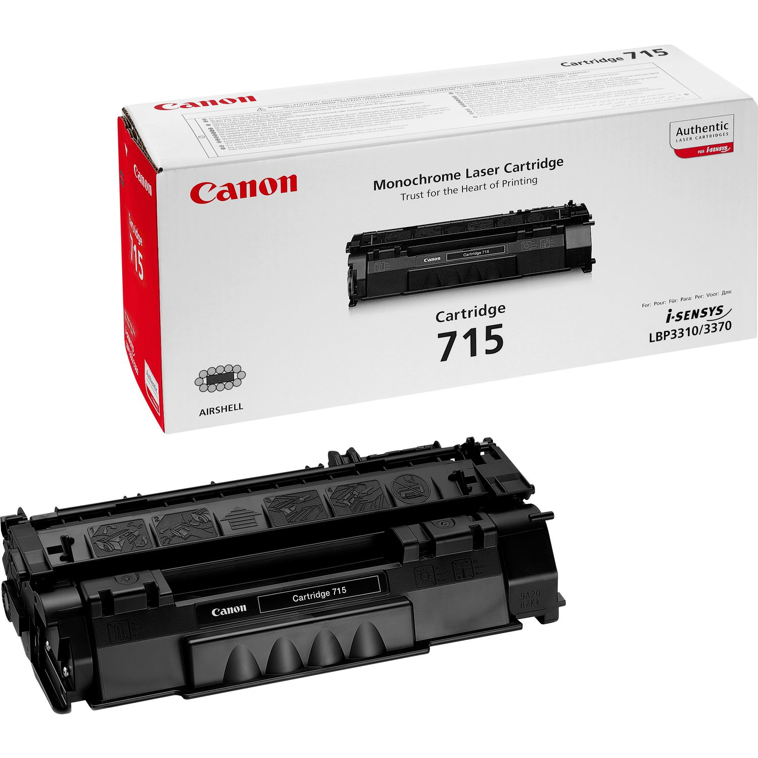 Canon 715 Sort 3000 sider