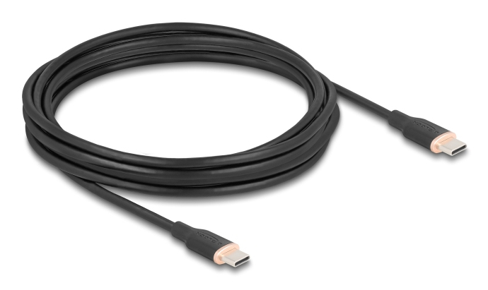Delock USB 2.0 Kabel Type-C Stecker zu PD 3.0 60 W 4 m schwarz - Kabel - Digital/Daten, Ansicht 3