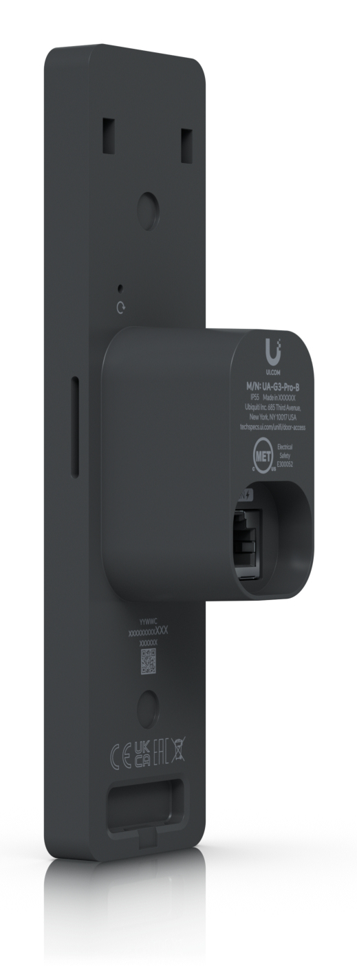 Ubiquiti UniFi G3 Reader Pro - Zutrittskontrollterminal mit NFC-Leser - Schwarz, Ansicht 3