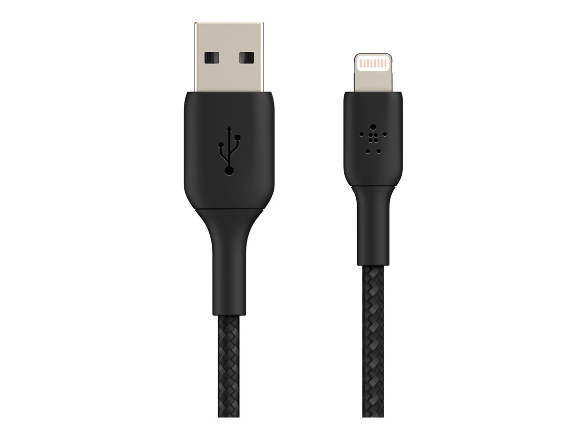 Belkin BOOST CHARGE - Lightning-Kabel - Lightning männlich zu USB männlich - 3 m - Schwarz - für Apple iPad/iPhone/iPod, Ansicht 5