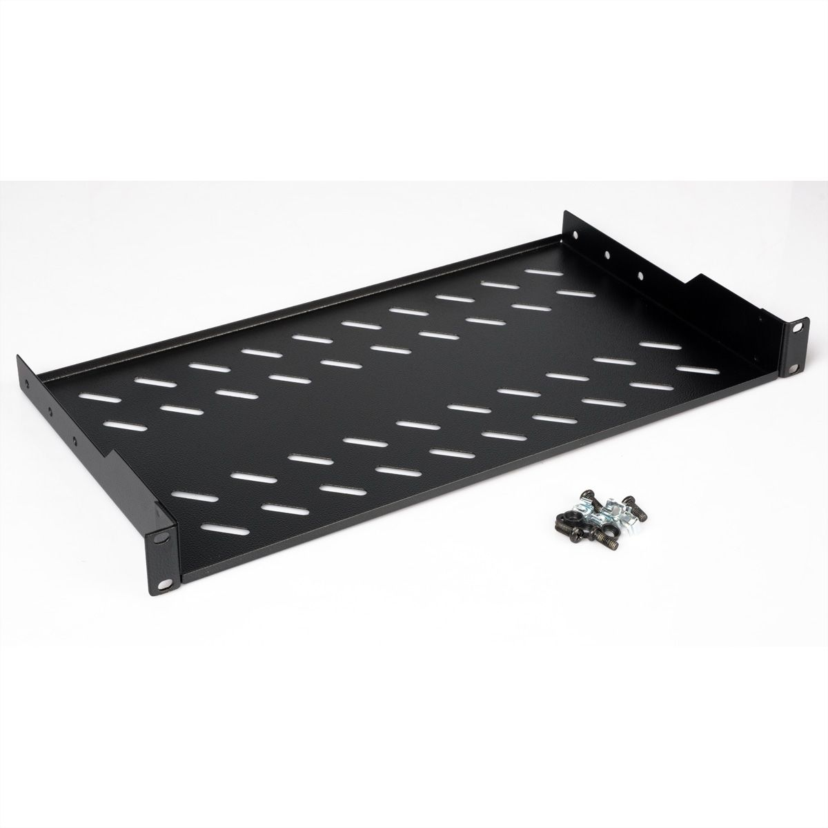 ROLINE 19 Zoll Fachboden 1 HE 250 T 15 kg schwarz, Ansicht 4