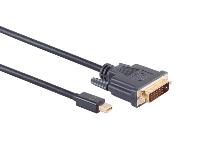 PNY Zubehoer Kabelpeitsche mDP>DVI-D Single-L. QSP-miniDP/DVIV3 - Kabel