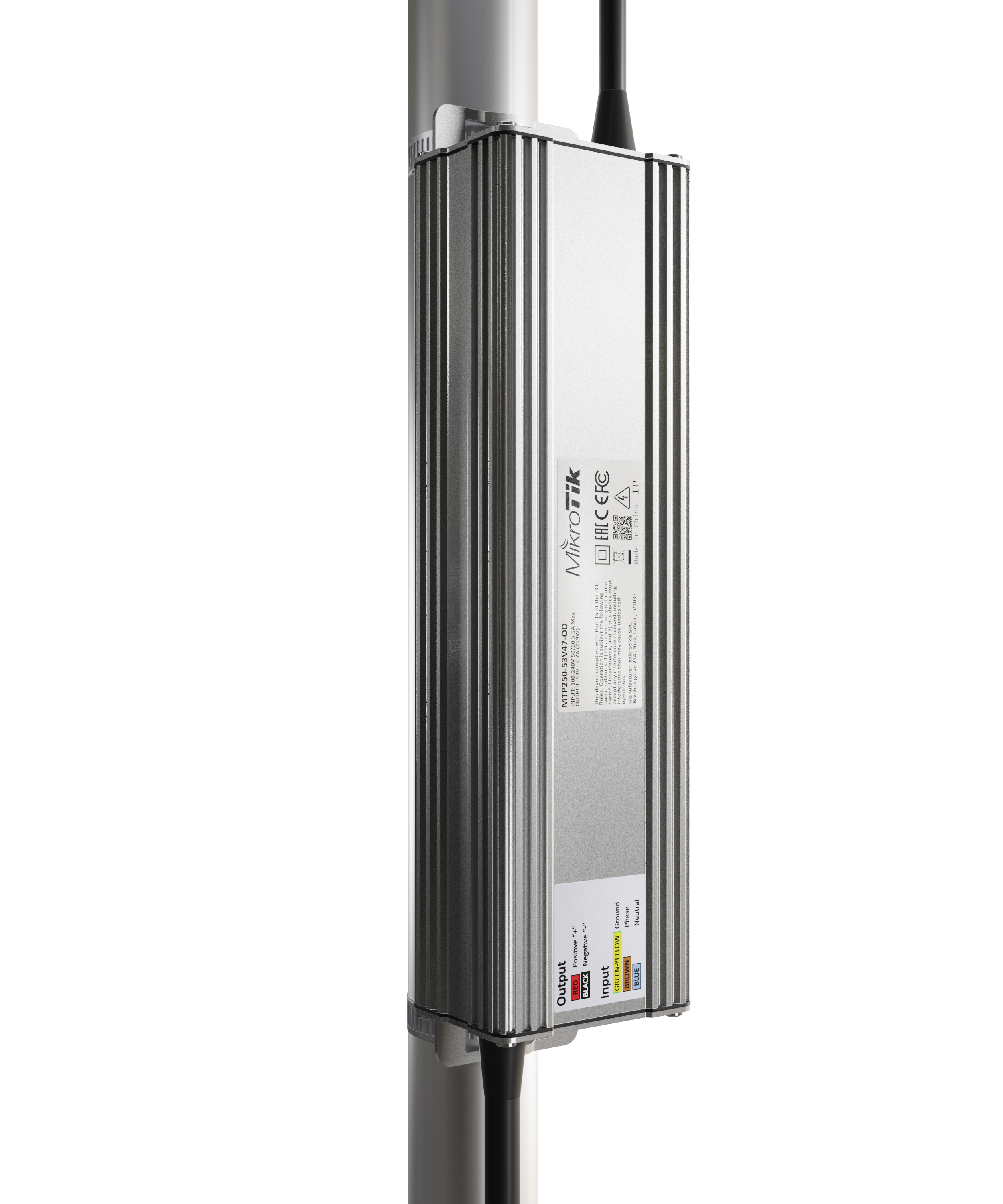 MikroTik MTP250-53V47-OD - Netzvermittlung - Draußen - 100-240 V - 250 W - 26 V - AC-an-DC, Ansicht 2