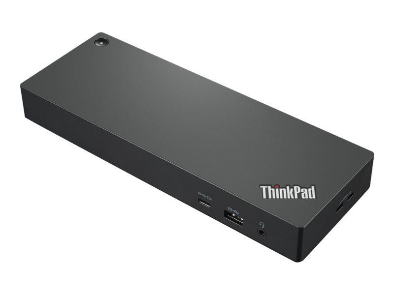 Lenovo ThinkPad Universal Thunderbolt 4 Dock - Dockingstation - Thunderbolt 4 - HDMI, 2 x DP - GigE - 135 Watt - Europa - für ThinkPad E14 Gen 4, L13 Yoga Gen 3, T14s Gen 3, X1 Nano Gen 2, X13 Yoga Gen 3
