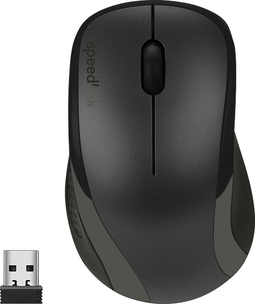 SPEEDLINK KAPPA Mouse - Maus - Für Rechtshänder - optisch - 3 Tasten - kabellos - 2.4 GHz - kabelloser Empfänger (USB), Ansicht 3