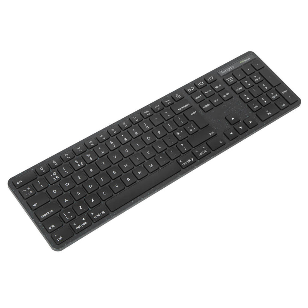 Targus EcoSmart - Tastatur - full size - antimicrobial - TL: UK, QWERTY, Ansicht 2