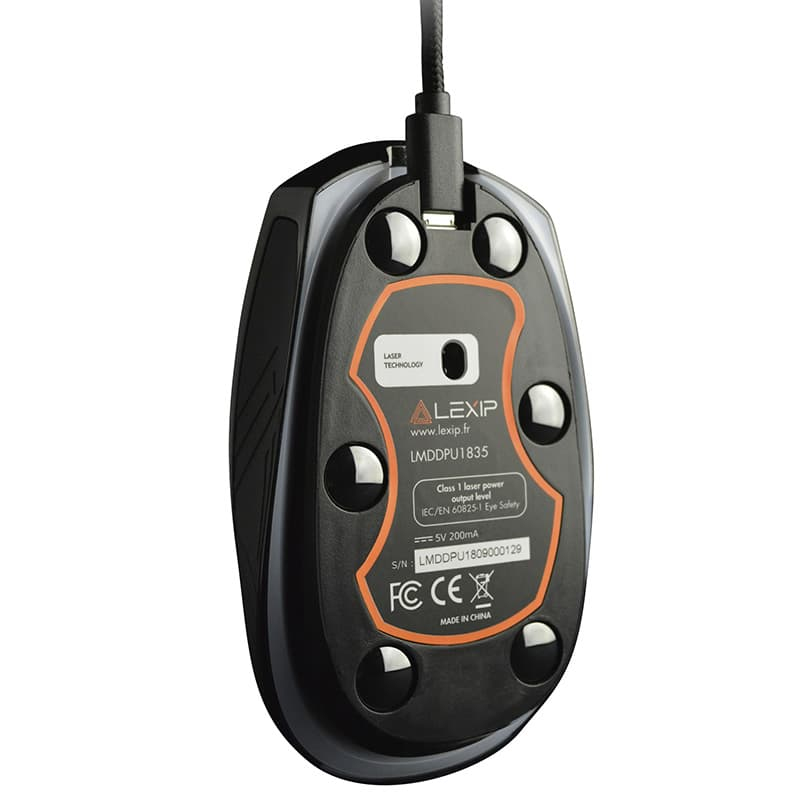 Pixminds Lexip Pu94 - Maus - Laser - kabelgebunden - USB, Ansicht 3