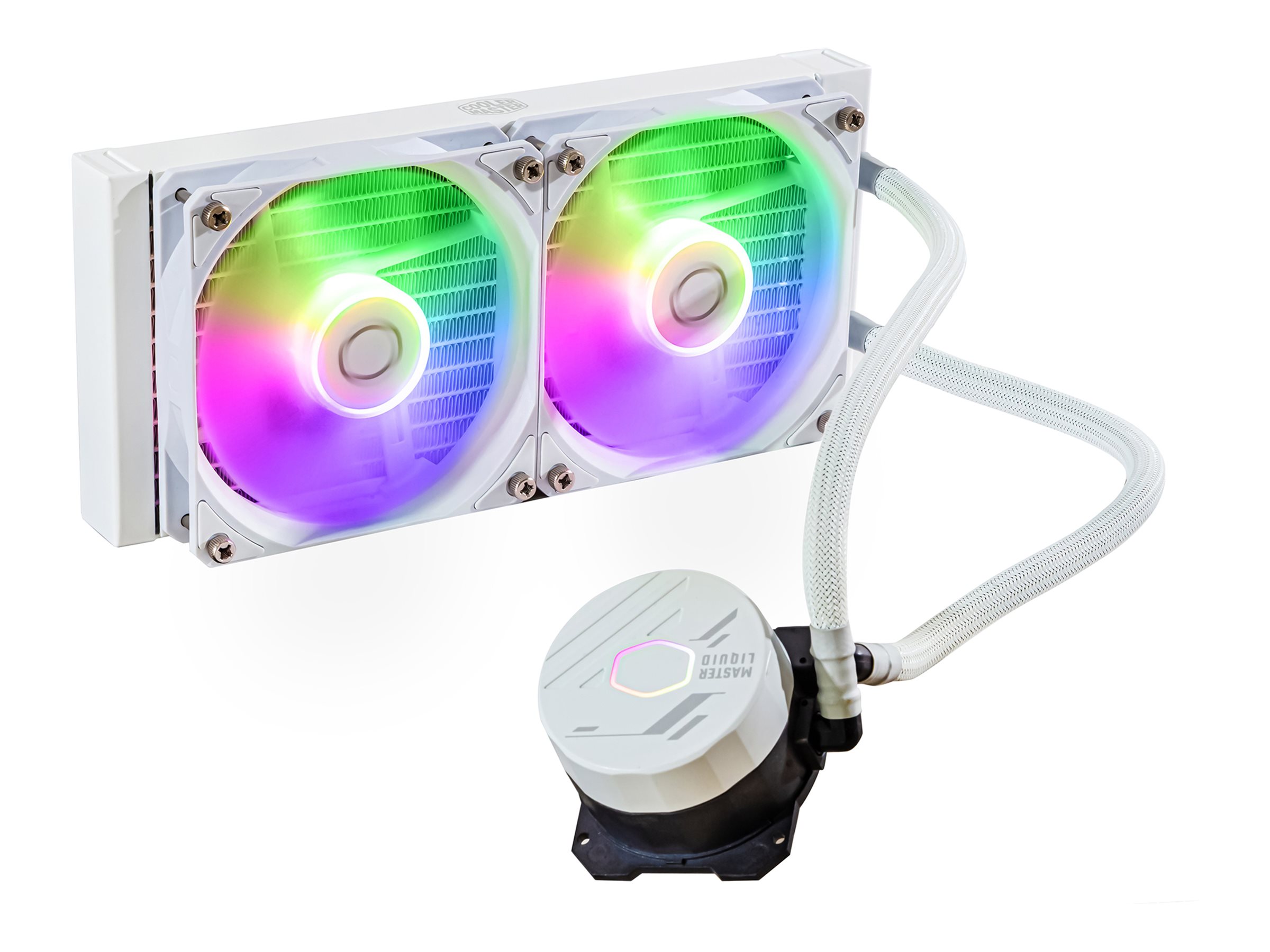 Cooler Master MasterLiquid Lite 240L Core ARGB - Prozessor-Flüssigkeitskühlsystem - Kühlergröße: 240 mm, Ansicht 2