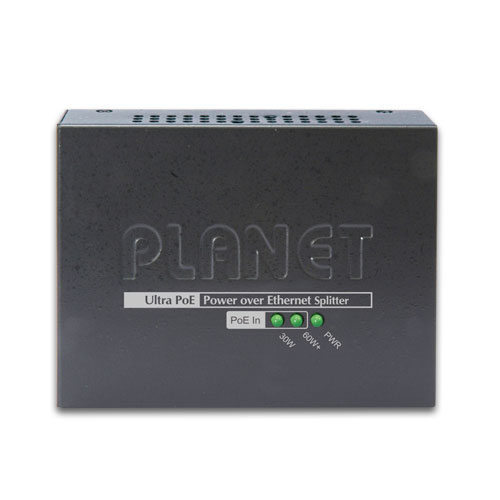 Planet POE-172S - IEEE 802.3 - IEEE 802.3ab - IEEE 802.3af - IEEE 802.3at - IEEE 802.3u - 10/100/1000Base-T(X) - Schwarz, Ansicht 2