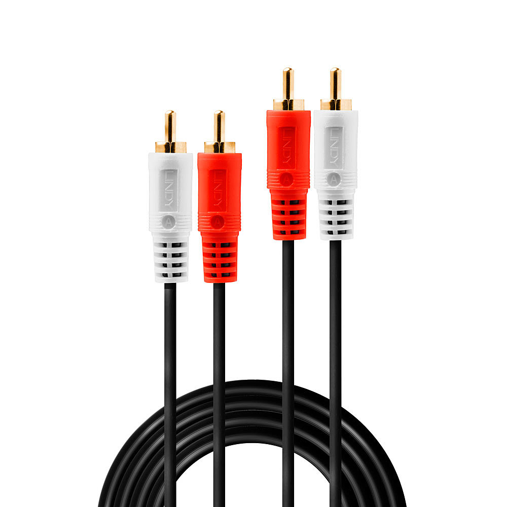 Lindy Premium - Audiokabel - RCA x 2 (M) bis RCA x 2 (M) - 20 m, Ansicht 3