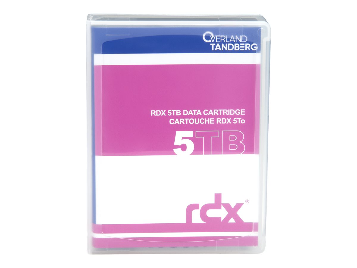 Overland Tandberg - RDX HDD Kartusche - 5 TB - Schwarz - für Tandberg Data RDX QuikStation 4, RDX QuikStation 8, RDX QuikStor