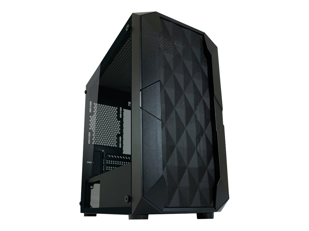 LC-Power Gaming 712MB - Polynom_X - Tower - micro ATX - Seitenteil mit Fenster (gehärtetes Glas)