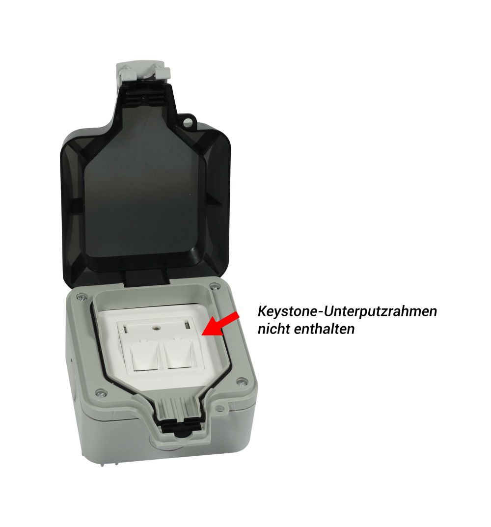 Synergy 21 S216381 - Einrastbarer Rahmen - Schwarz - Grau - IP66 - 1 Stück(e), Ansicht 3