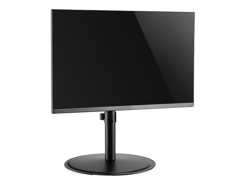 LogiLink Aufstellung - neigbar - für Monitor / Curved-Monitor - Schwarz - Bildschirmgröße: 17-32, Ansicht 3