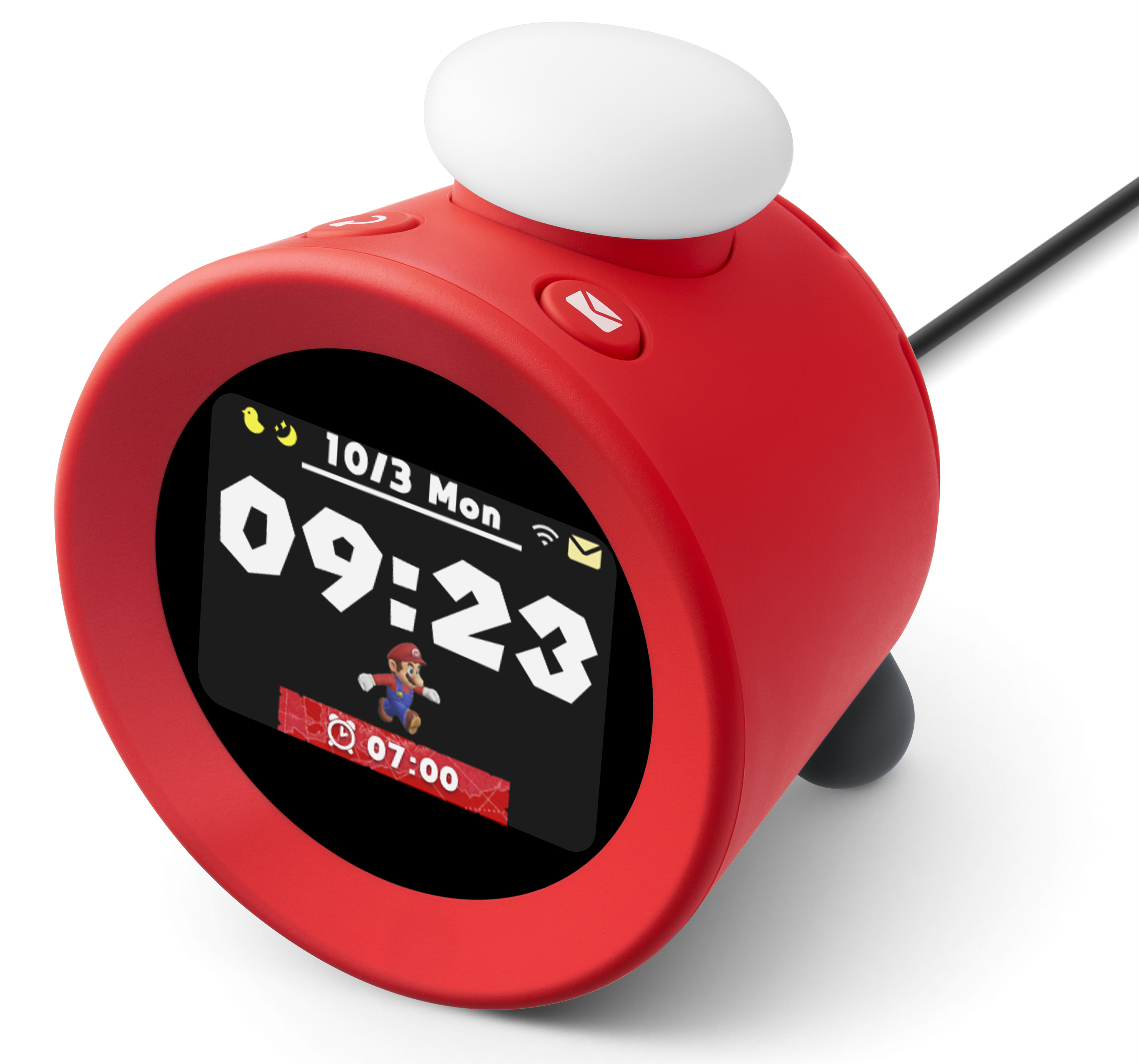 Nintendo Sound Clock Alarmo rot mit Bewegungssensor, Ansicht 4