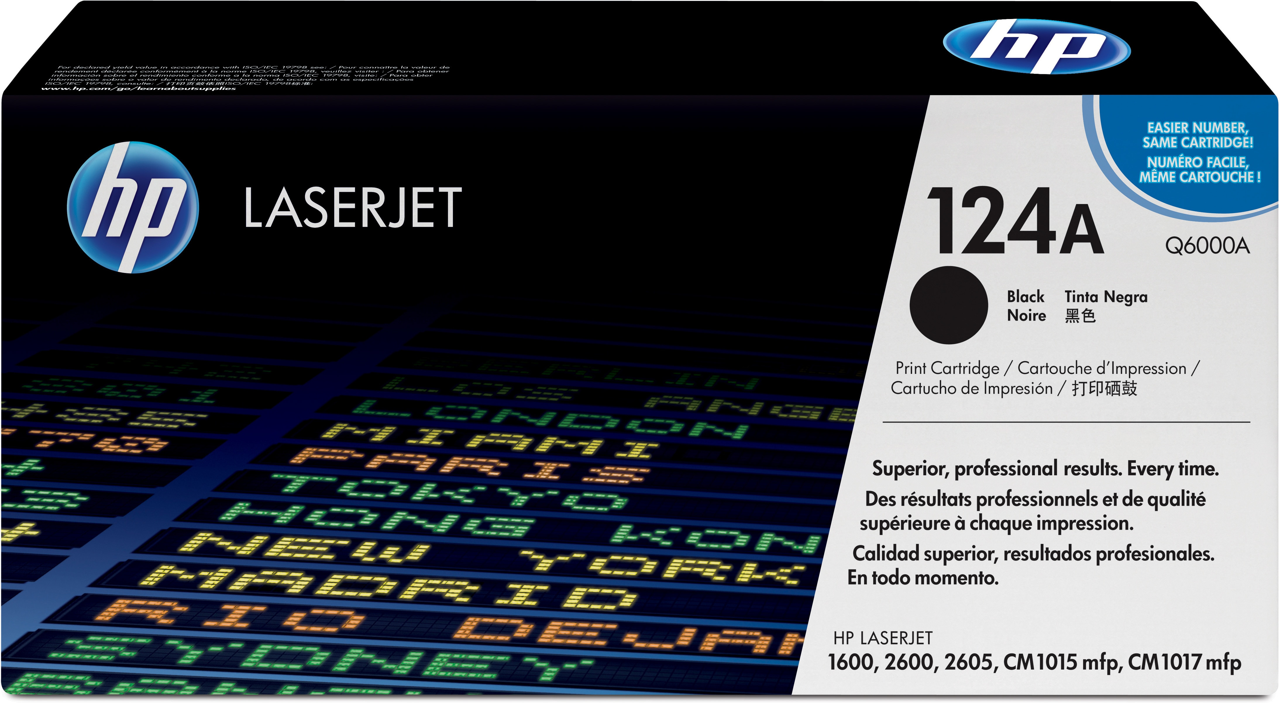 HP 124A - Schwarz - Original - LaserJet - Tonerpatrone (Q6000A), Ansicht 2