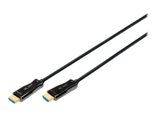 DIGITUS HDMI AOC Hybrid Glasfaserkabel UHD 4K 30 m