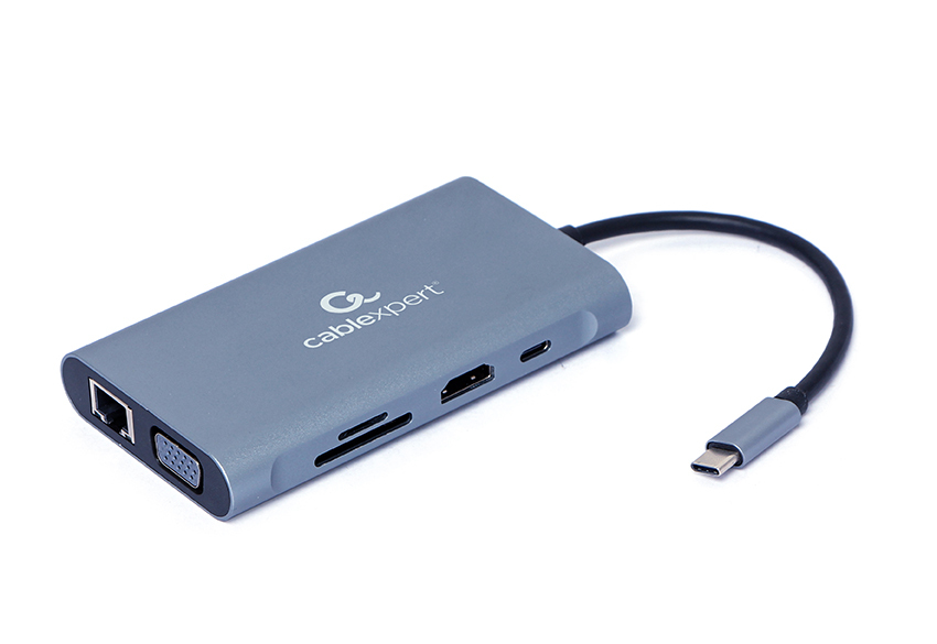 Gembird Cablexpert A-CM-COMBO7-01 - Dockingstation - USB-C 3.1, Ansicht 2