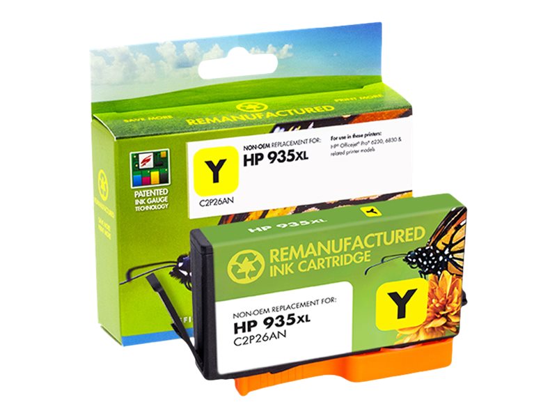 STATIC CONTROL STATIC Ink cartridge compatible with HP C2P26A 935XL yellow remanufactured 825 pages