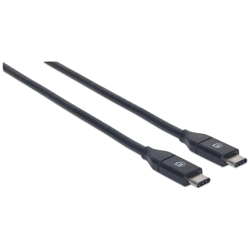 Manhattan USB-C to USB-C Cable, 50cm, Male to Male, Black, 10 Gbps (USB 3.2 Gen2 aka USB 3.1), Ansicht 4