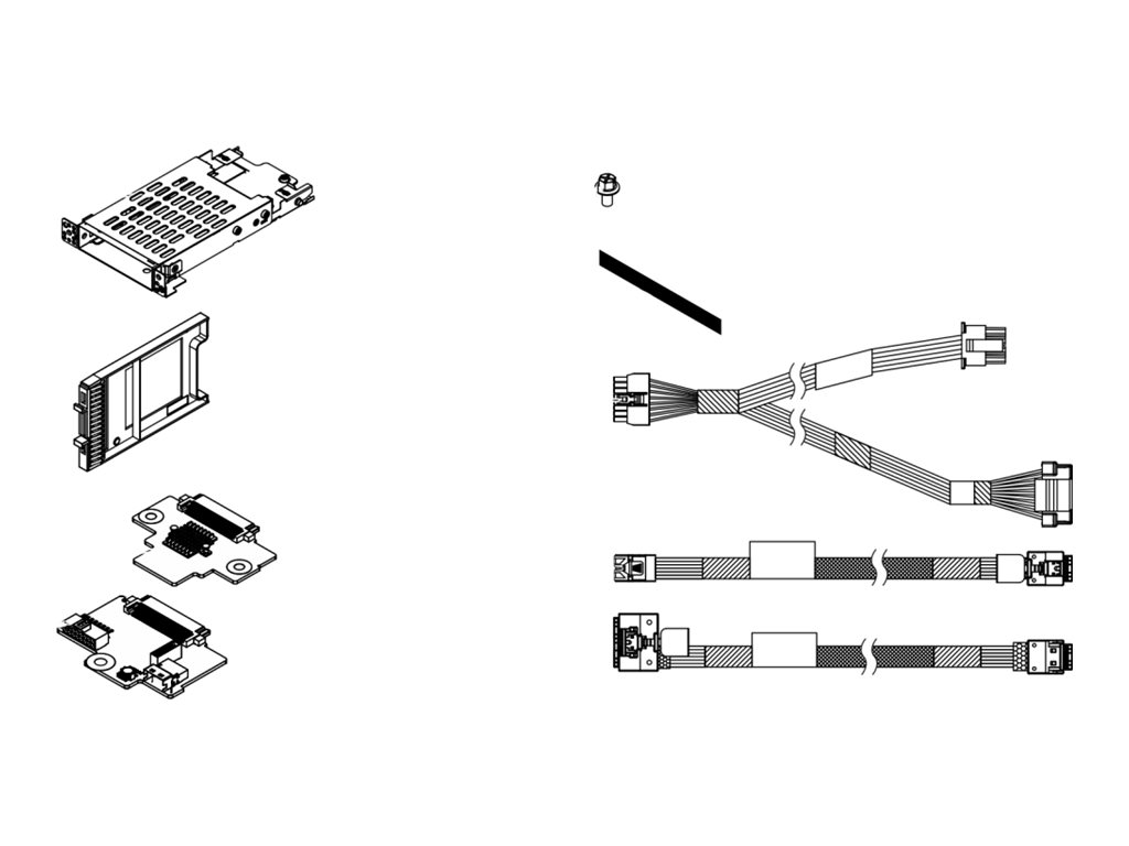 Lenovo 7 mm SATA/NVMe 2-Bay SFF RAID Aktivierungskit