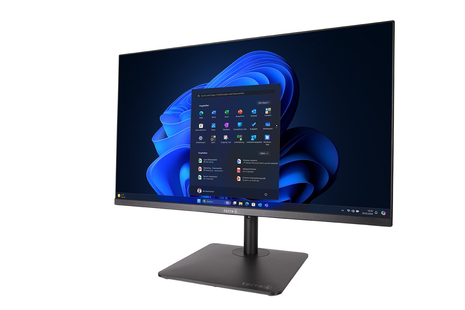 TERRA PC-BUSINESS BUSINESS 1000 - All-in-One mit Monitor - RAM: 16 GB DDR4 - HDD: 500 GB